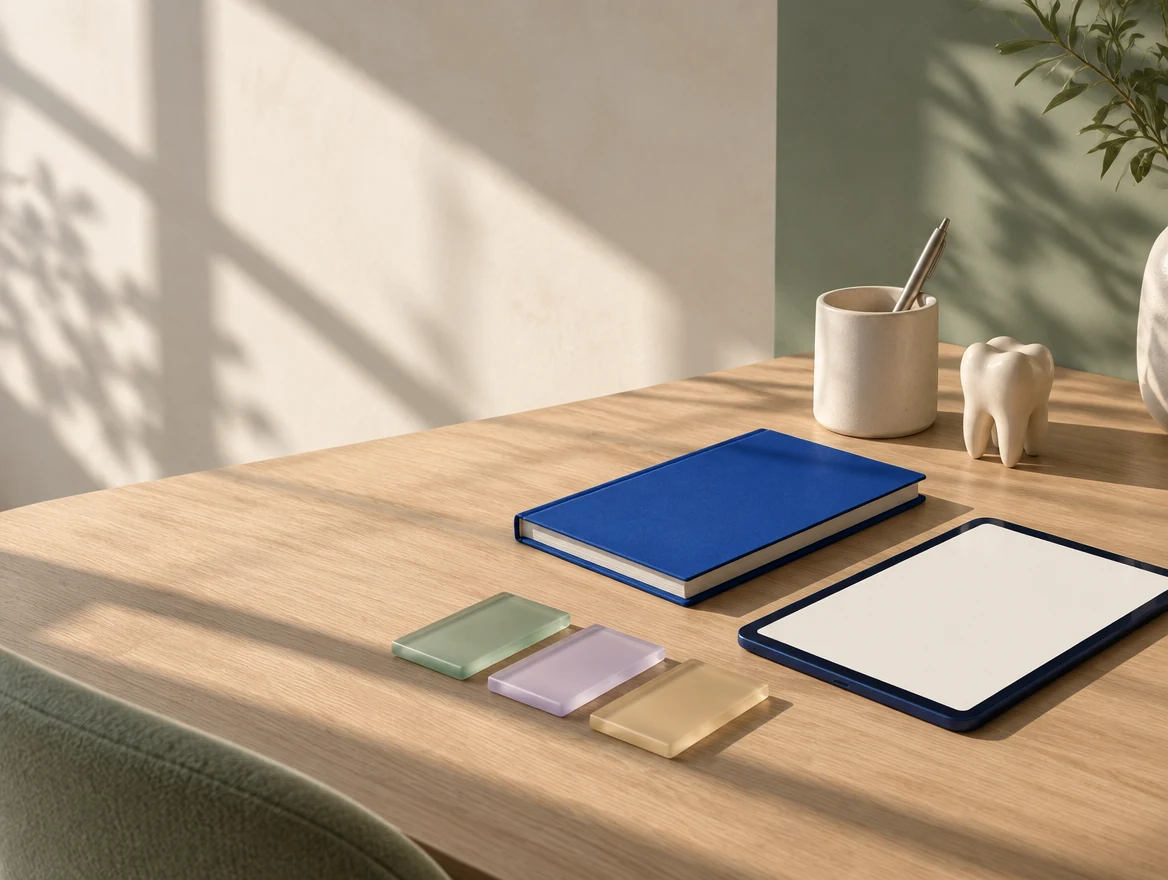 Sfeerbeeld van een rustige werkplek met planner en tablet